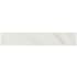 MSI Pietra - 18" x 3" Polished Porcelain Grout or Thin-Set Bullnose Calacatta