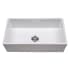 MSI 33-1/4" Undermount Single Basin Fireclay Kitchen Sink White
