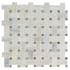 MSI Angora Basket Weave 12" X 12" Polished Marble Mesh-Mounted Mosaic Tile - Sold by Carton (10 SF/Carton) Beige