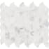 MSI Calacatta Blanco - 13-3/8" x 11-5/8" Deco Mosaic Sheet - Polished Marble Visual - Sold by Carton (10.8 SF/Carton) Blanco