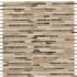 MSI Emperador - 12" x 12" Random Linear Mosaic Sheet - Honed Marble Visual - Sold by Carton (10 SF/Carton) Emperador Blend