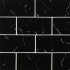 MSI Glass Subway 3" x 6" Rectangle Wall Tile - Glossy Visual - Sold by Carton (5 SF/Carton) Nero Marquina