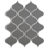 MSI 11" x 13" Specialty Arabesque/Baroque Mosaic Walls Tile - Glossy Glass Visual - Sold by Carton (8.9 SF/Carton) Pebble