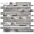MSI 11-3/4" x 11-5/8" Straight Linear Mosaic Sheet - Varied Glass and Metal Visual - Sold by Carton (9.5 SF/Carton) Volcanic Luxe
