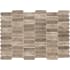 MSI Recycled Glass 10" x 15" Hexagon Dot-Mounted Mosaic Wall Tile - Glossy Glass Visual - Sold by Carton (14.55 SF/Carton) Driftwood