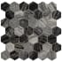 MSI 2" x 2" Hexagon Mosaic Tile - Varied Marble Visual - Sold by Carton (9.8 SF/Carton) Henley