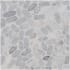 MSI Sliced Carrara White 12" X 12" Tumbled Marble Pebble Floor & Wall Tile - Sold by Carton (9.7 SF/Carton) Tumbled