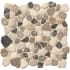 MSI 11-7/16" x 11-7/16" Pebble Mosaic Sheet - Tumbled Marble Visual - Sold by Carton (9.1 SF/Carton) Marble