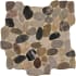 MSI 12-3/16" x 12" Pebble Mosaic Sheet - Unpolished Stone Visual - Sold by Carton (10.2 SF/Carton) Mix River