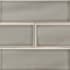 MSI Highland Park - 4" x 12" Subway Field Tile - Glossy Visual - Sold by Carton (4.995 SF/Carton) Dove Gray