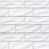 MSI Highland Park - 4" x 12" Subway Field Tile - Glossy Visual - Sold by Carton (4.995 SF/Carton) Whisper White