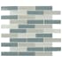 MSI 12" x 12" Dot-Mounted Mosaic Wall Tile - Glossy Glass Visual - Sold by Carton (20 SF/Carton) Colosseo Azul