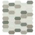 MSI 12" x 12" Hexagon Dot-Mounted Mosaic Wall Tile - Glossy Glass Visual - Sold by Carton (9.7 SF/Carton) Lascari