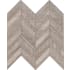 MSI White Quarry - 12" x 12" Chevron Mosaic Sheet - Varied Marble Visual - Sold by Carton (10 SF/Carton) Gray