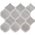 MSI White Quarry - 11" x 13" Arabesque Mosaic Sheet - Polished Marble Visual - Sold by Carton (9.7 SF/Carton) Gray