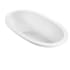 MTI Baths Adena 4 63" Undermount DoloMatte Elite Air / Whirlpool Tub with Left or Right Drain Matte White
