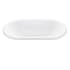 MTI Baths Andrea 20 54" Undermount DoloMatte Elite Ultra Air Whirlpool Tub with Left or Right Drain Matte White