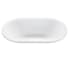 MTI Baths New Yorker 2 66" Undermount DoloMatte Elite Air / Whirlpool Tub with Center Drain Matte White