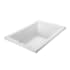 MTI Baths Andrea 25 48" Undermount DoloMatte Elite Stream Air Tub with Left or Right Drain Matte White