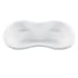 MTI Baths Eternity 72" Three Wall Undermount DoloMatte Air Tub with Center Drain Matte White