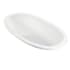 MTI Baths Adena 3 66" Undermount DoloMatte Air / Whirlpool Tub with Center Drain Matte White