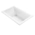 MTI Baths Andrea 11 60" Drop In DoloMatte Whirlpool Tub with Left or Right Drain Matte White