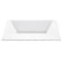 MTI Baths Metro 1 72" Undermount DoloMatte Ultra Whirlpool Tub with Center Drain Matte White