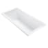 MTI Baths Andrea 3 72" Undermount DoloMatte Whirlpool Tub with Left or Right Drain Matte White