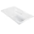 MTI Baths Wyndham 1 48" Free Standing DoloMatte Soaking Tub with Drain Assembly, and Overflow Matte White