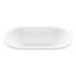 MTI Baths Laney 1 Designer 65" Drop In Acrylic Soaking Tub with Center Drain Placement and Overflow White