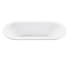 MTI Baths New Yorker 5 60" Undermount DoloMatte Stream Air Tub with Center Drain Matte White