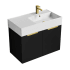 Matte Black / Matte Gold