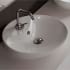 Nameeks Scarabeo 17-1/2" Ceramic Vessel Bathroom Sink with One Faucet Hole - Includes Overflow White
