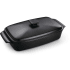 Napoleon 17 1/3 Inch Wide Ceramic Casserole Dish Black