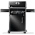 Napoleon Rogue 42,000 BTU 51 Inch Wide Natural Gas Free Standing Grill with Wave Shaped Grates Black