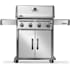 Napoleon Rogue 48,000 BTU 57 Inch Wide Liquid Propane Free Standing Grill with Wave Shaped Grates Stainless Steel