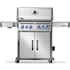 Napoleon Rogue PRO-S 76,500 BTU 61 Inch Wide Natural Gas Free Standing Grill with Infrared Side and Rear Burners Stainless Steel