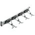 National Hardware 18 Inch Sliding Grip Clamp Tool Storage Hook Rack Gray
