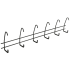 National Hardware 28 Inch Long Handle Hanging Storage Rack Black