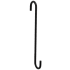 National Hardware 8 Inch Modern S Hook Black