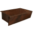 Native Trails Zuma 33" Farmhouse Single Basin Copper Kitchen Sink Antique Copper