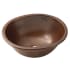 Native Trails Cameo 17" Oval Copper Drop In or Undermount Bathroom Sink Antique Copper