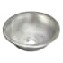 Native Trails Paloma 13-3/4" Circular Copper Drop In or Undermount Bathroom Sink Brushed Nickel