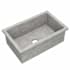 Native Trails NativeStone 30" Undermount Single Basin Concrete Kitchen Sink Ash