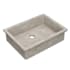 Native Trails NativeStone 21" Rectangular Concrete Undermount Bathroom Sink Ash