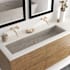 Native Trails NativeStone 49" Rectangular Concrete Undermount Bathroom Sink Ash