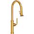 Newport Brass Taft 1.8 GPM Single Hole Pull Down Kitchen Faucet Aged Brass