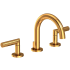 Newport Brass Pavani 1.2 GPM Widespread Bathroom Faucet with Pop-Up Drain Assembly Aged Brass