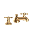 Newport Brass Astor 1.2 GPM Widespread Bathroom Faucet with Pop-Up Drain Assembly Polished Brass Uncoated (Living)
