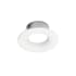 Nora Lighting 1" Canless Iolite Bullnose Trim Matte Powder White